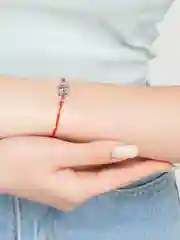 Серебряный красная нить браслет на руку