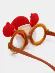 Алый очки новогодние