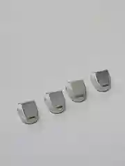 Белый эластичные шнурки с металлическими зажимами