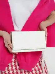 Белый клатч на плечо, маленькая сумка из экокожи, сумка в клетку