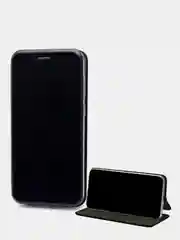 Черный чехол книжка Huawei Y6 2018 / Honor 7C / 7A Pro / Y6 Prime (Хуавей Хонор 7С / 7А Про)