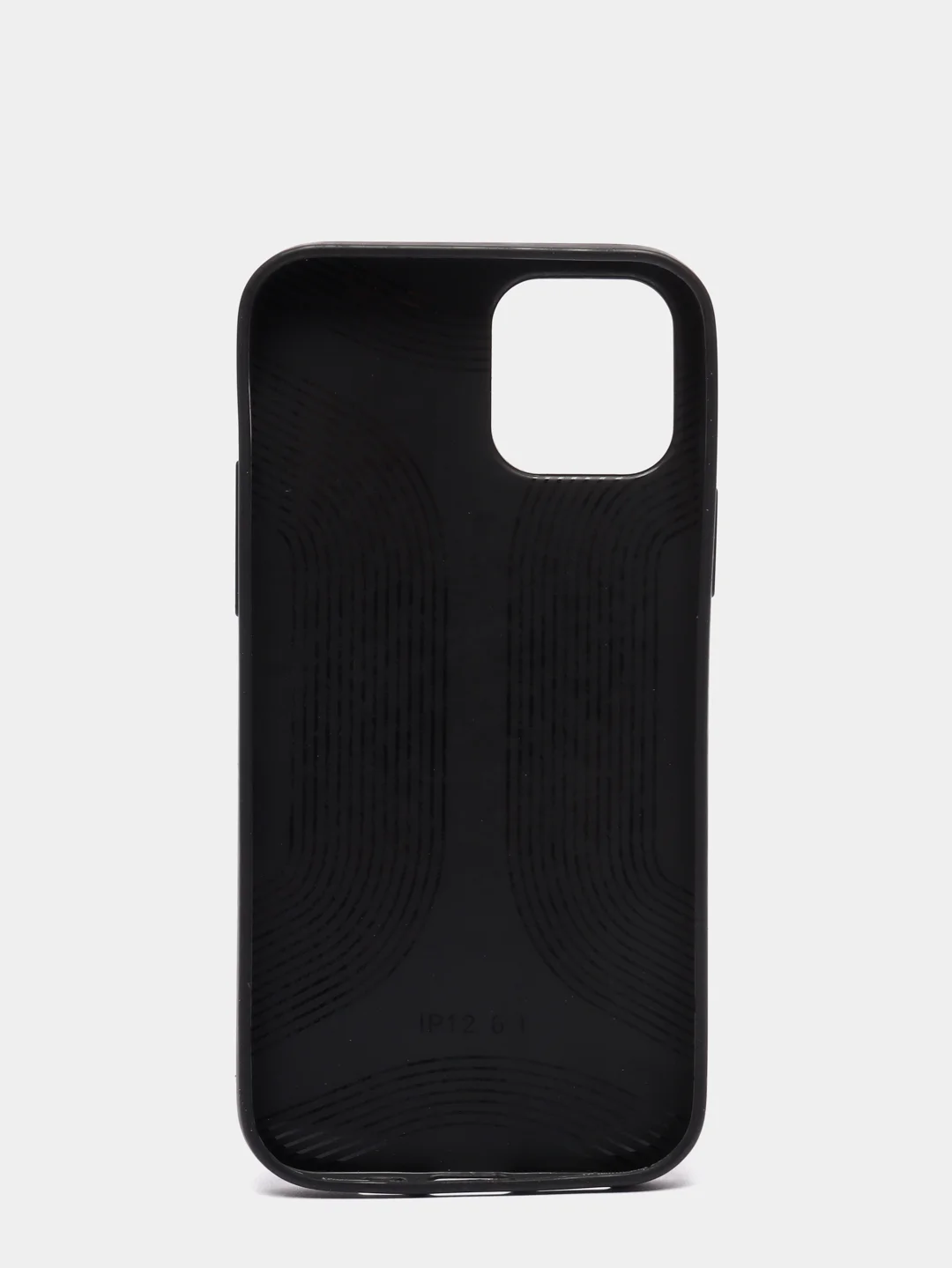 Хром чехол для iPhone 12 / 12 Pro (6.1), 12 Pro Max, 12 Mini, черный, под кожу