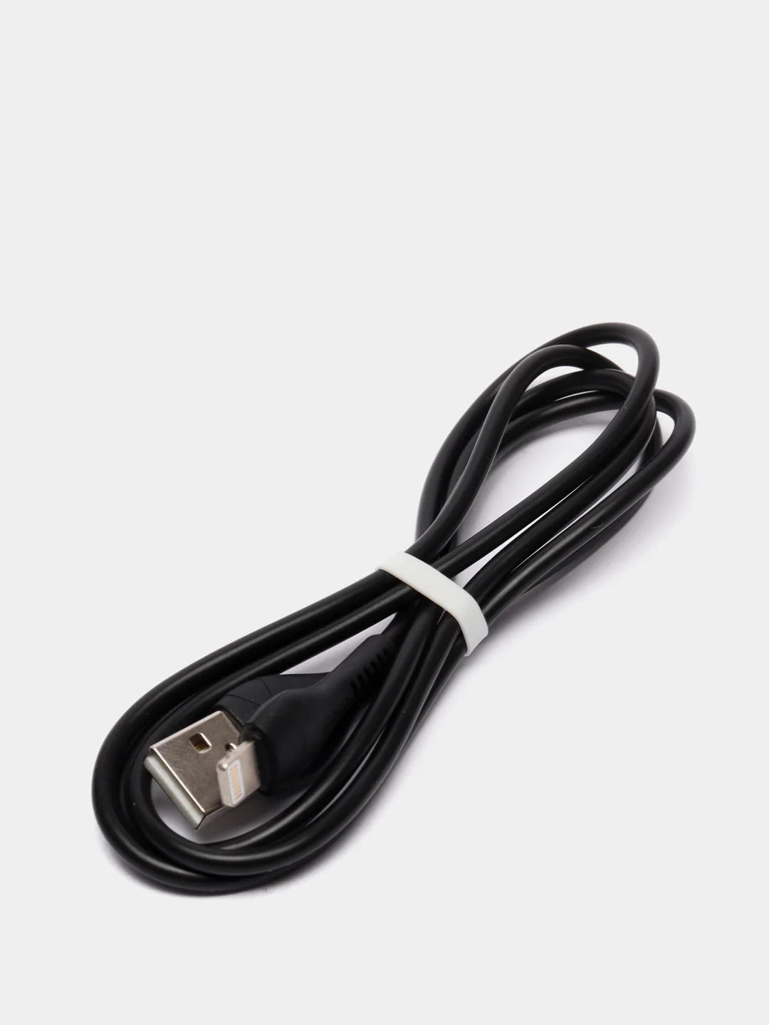 Белый кабель зарядный HOCO X37 Lightning для Apple iPhone, до 2.4А, 1 м