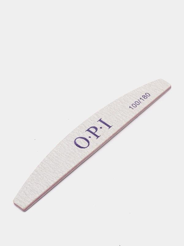 Пилка для ногтей OPI 100/180, 5 видов прямая лодочка