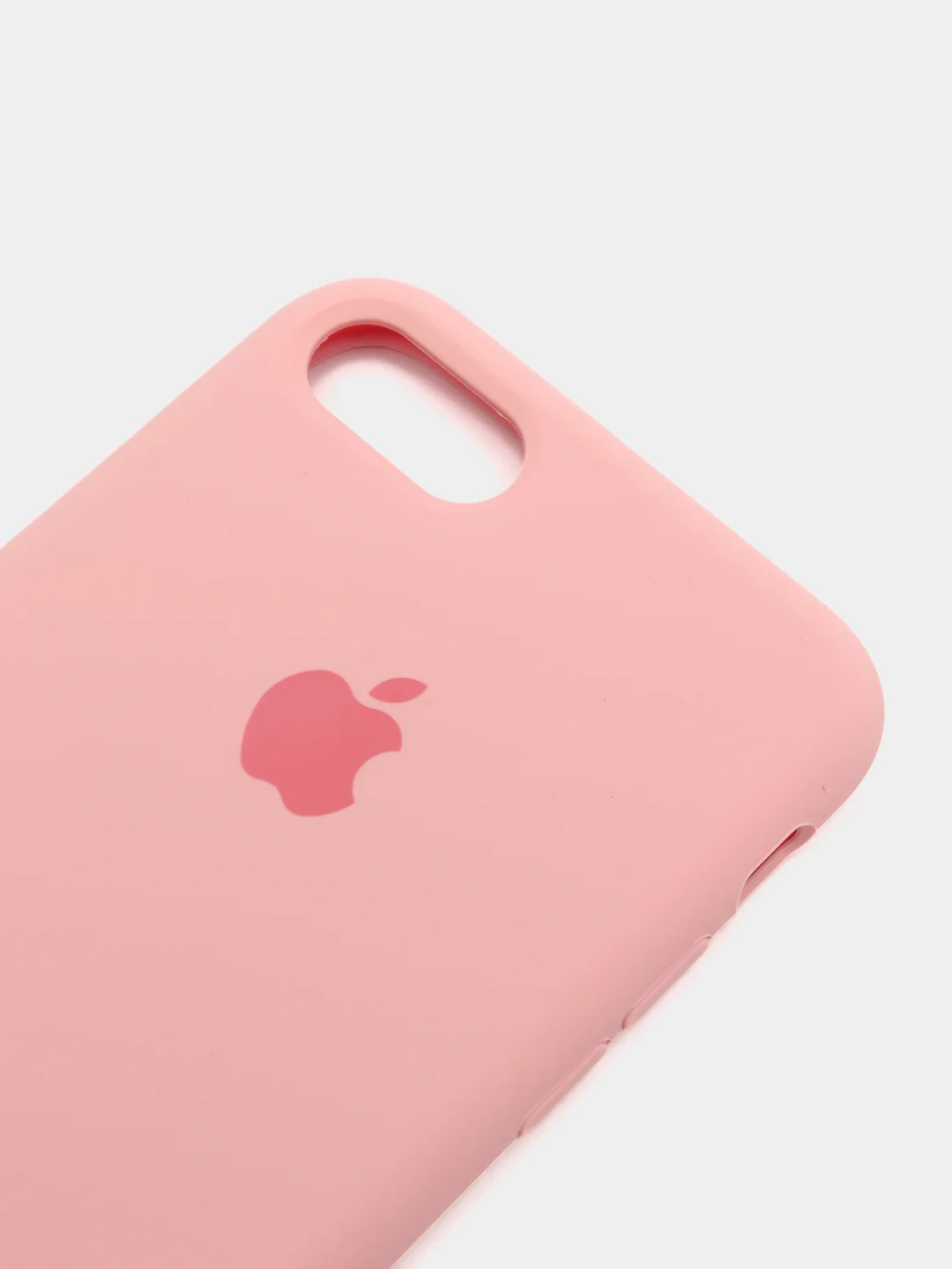Розовый силиконовый чехол для Айфон 6/6s, 7/8, 7+/8+, X/Xs, Xr, 11, 11Pro, 11ProMax