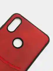 Красный чехол Xiaomi из эко кожи на модели Mi 8 Mi 8 Lite Mi 10 Mi 10 Lite Mi 6X Mi A2