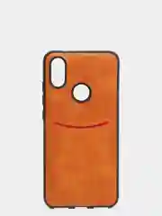 Коричневый чехол Xiaomi из эко кожи на модели Mi 8 Mi 8 Lite Mi 10 Mi 10 Lite Mi 6X Mi A2