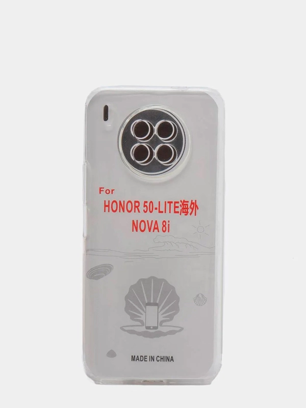 Чехол HONOR 50 / Huawei NOVA 9, HONOR 50 lite / Huawei NOVA 8i силиконовый, прозрачный