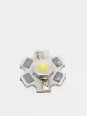 3 штуки Светодиод 3Вт 3WR на радиаторе 3.6v Белый холодный 200LM 6500K