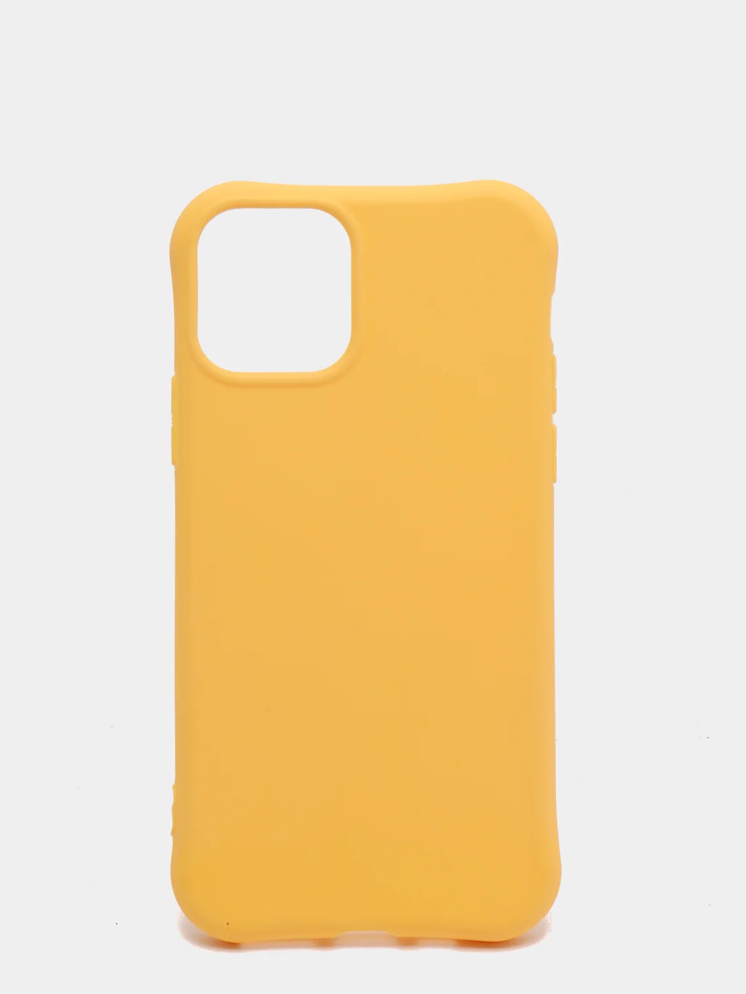 Желтый силиконовый матовый чехол для iPhone 7/8, 11, 11Pro, 11Pro Max, 12 Mini, 12 Pro, 12Pro Max