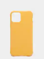 Желтый силиконовый матовый чехол для iPhone 7/8, 11, 11Pro, 11Pro Max, 12 Mini, 12 Pro, 12Pro Max
