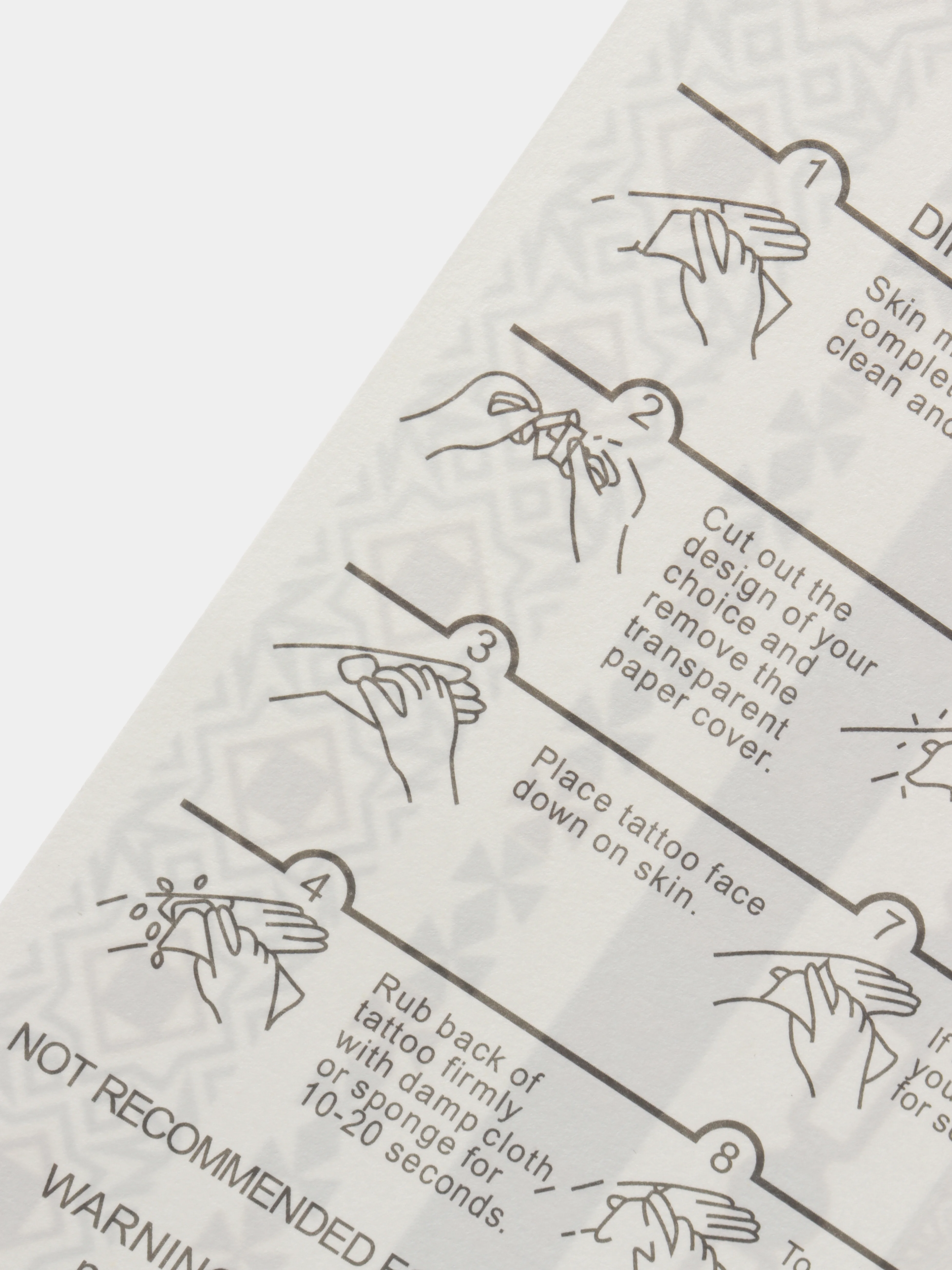 Золотой временные татуировки Flash Tattoo