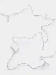 Белый гирлянда-штора светодиодная, новогодняя, 3 размера