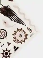 Пастельно-коралловый временные татуировки на тело, FLASH TATTOO
