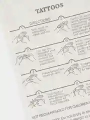 Золотой временные татуировки Flash Tattoo