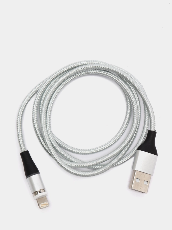 Магнитный кабель c разъемом-коннектором (Type-C, Micro-USB, Lightning)