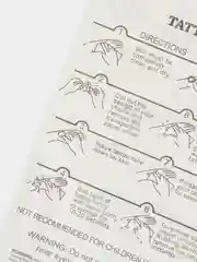 Пастельно-коралловый временные татуировки, FLASH TATTOO