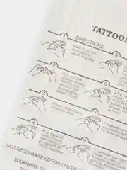 Пастельно-коралловый временные татуировки Flash Tattoo