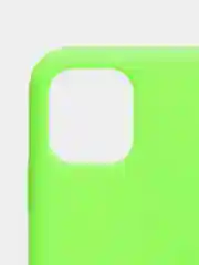 Лайм чехол Silicone Case для iPhone 11, с открытым низом