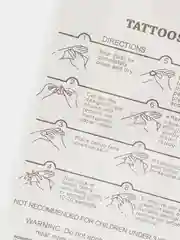 Золотой временные татуировки Flash Tattoo