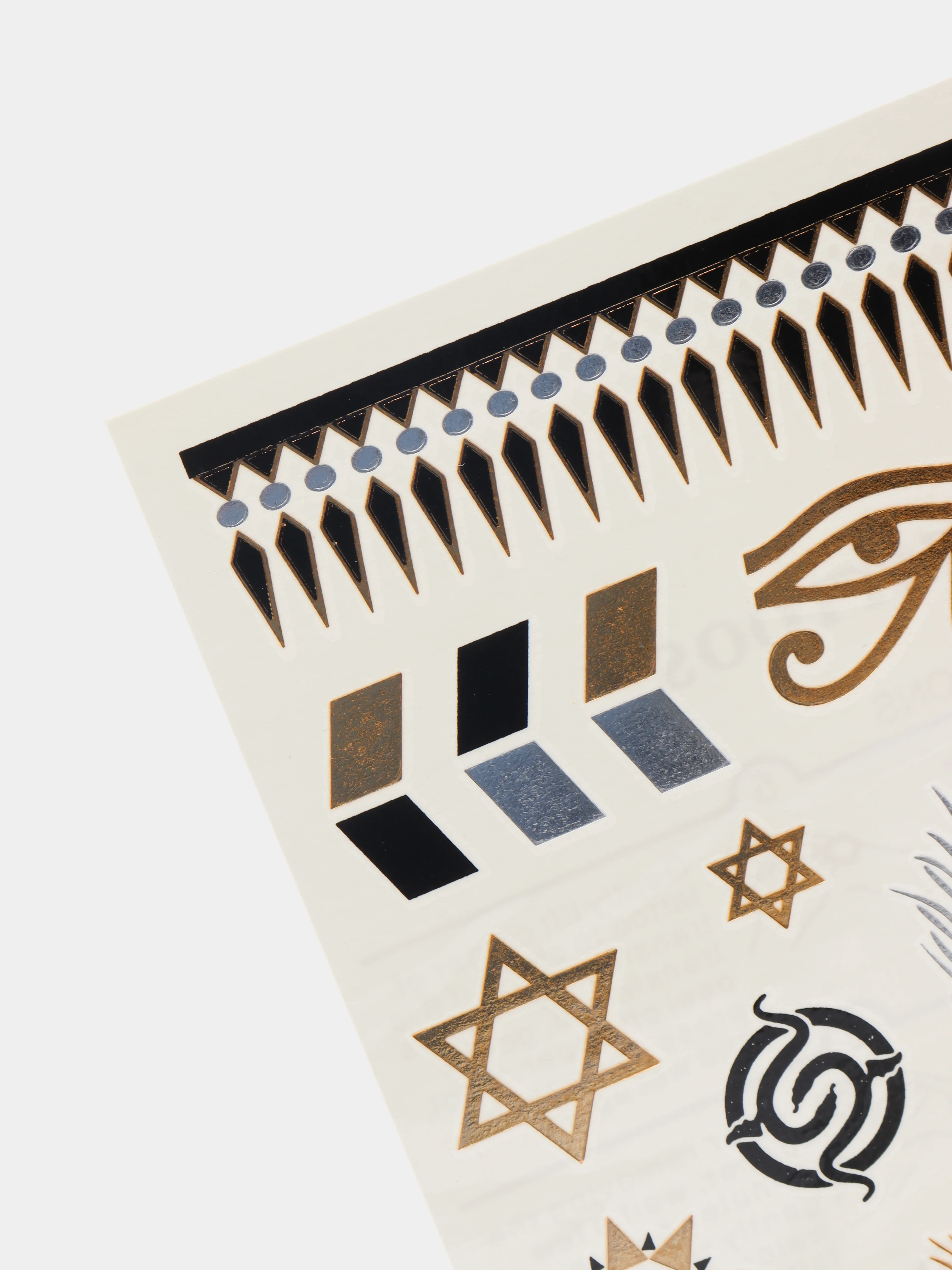 Золотой временные татуировки на тело, FLASH TATTOO