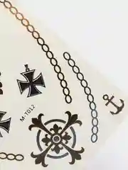 Золотой временные татуировки Flash Tattoo