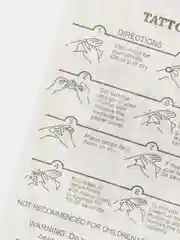 Золотой временные татуировки Flash Tattoo