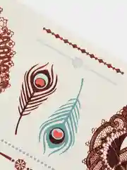 Пастельно-коралловый временные татуировки FLASH TATTOO