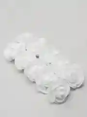 Белый розы из фоамирана, цветы из фоамирана 3см, для рукоделия