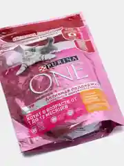 Сухой корм Purina ONE для котят, с курицей и цельными злаками, 200 г