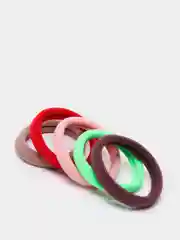 Хаки нейлоновые резинки для волос, 5 штук