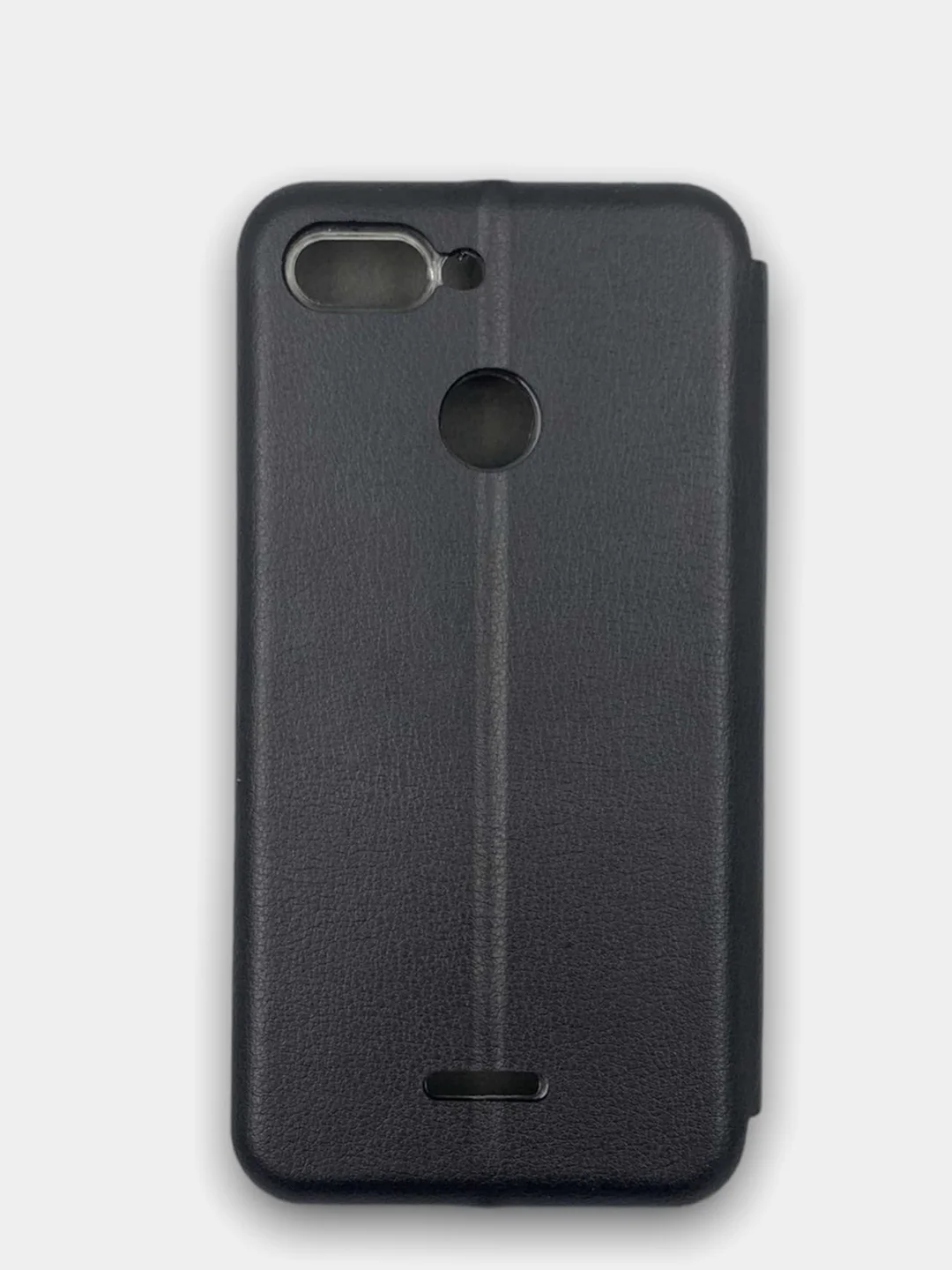 Черный чехол-книжка на Xiaomi Redmi 6