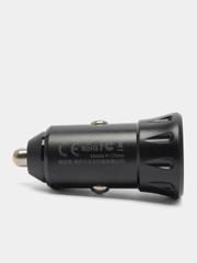 Автомобильное зарядное устройство USB 2,4A REMAX Vanguard RCC236 (2USB) черный