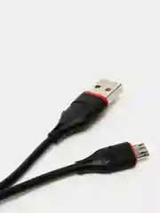 Черный сетевое зарядное устройство Borofone BA20A, 1 x USB, до 2.1А, с кабелем Micro-USB, для Android