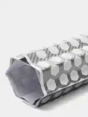 Серебряный наклейка на фары "Соты"