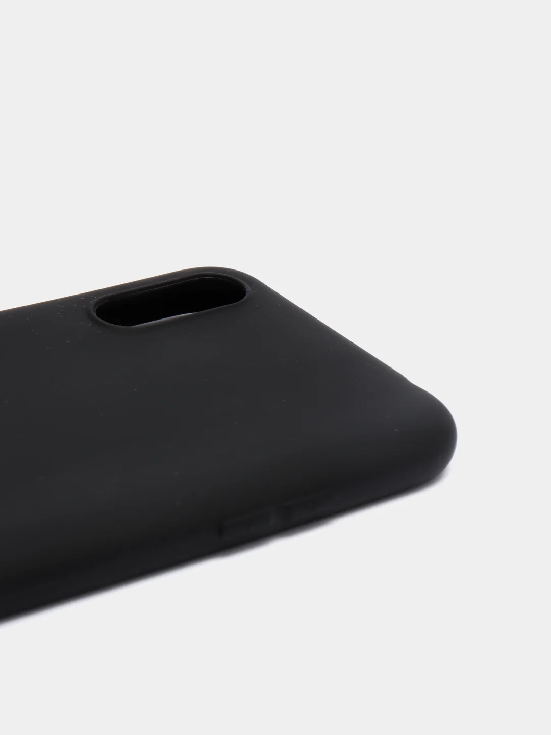 Черный чехол Samsung Galaxy A01 / M01 / Самсунг Галакси А01 / М01 силиконовый цветной матовый
