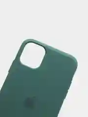 Зеленый чехол Silicone Case для iPhone 11 с закрытым низом