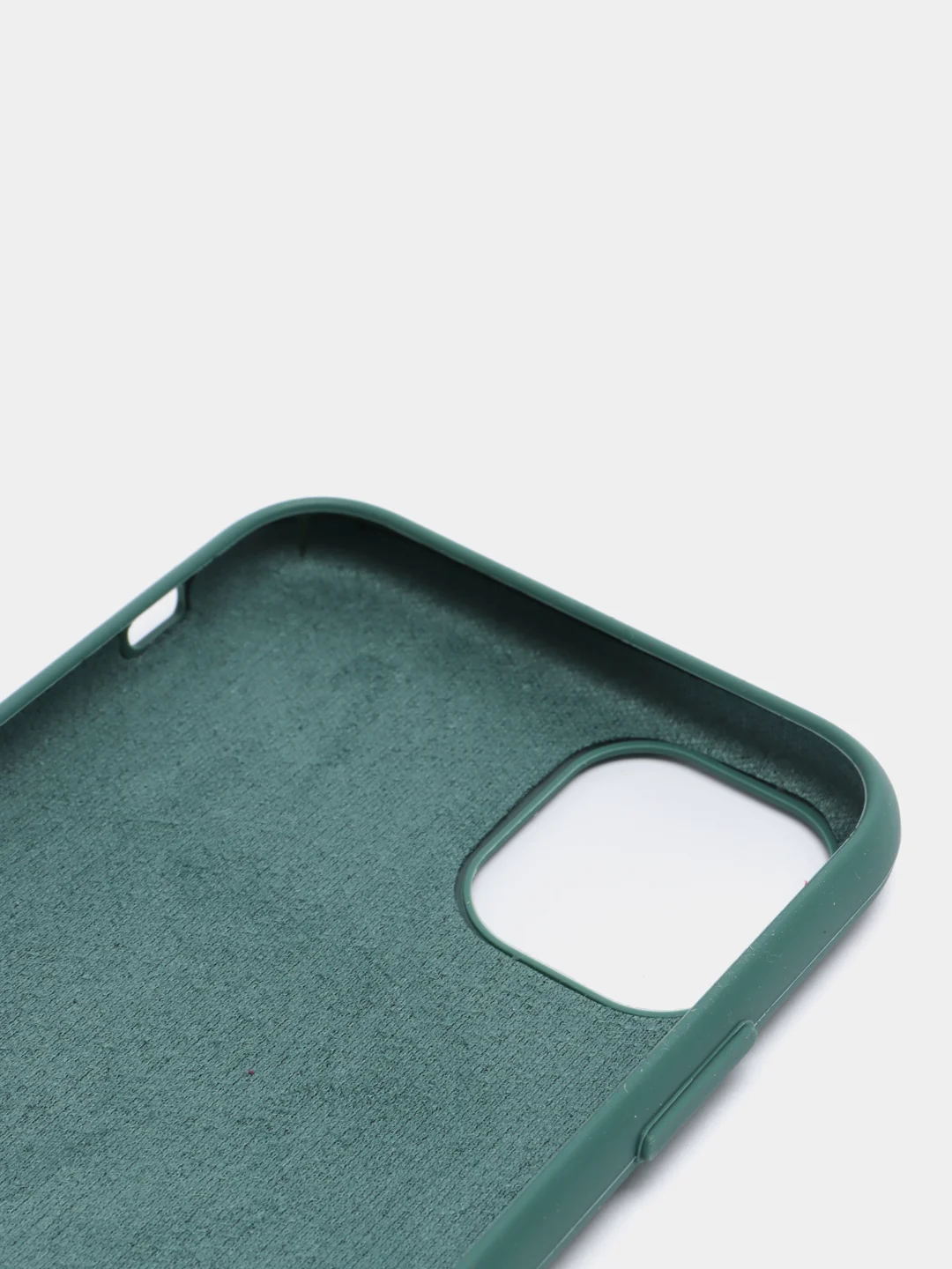 Зеленый чехол Silicone Case для iPhone 11 с закрытым низом