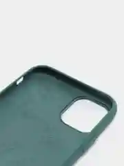Зеленый чехол Silicone Case для iPhone 11 с закрытым низом
