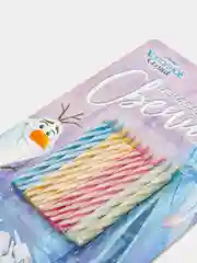 Свечи незадуваемые в торт "Холодное сердце", 10 штук