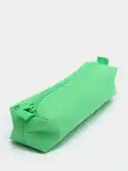 Зеленый пенал школьный   20*5 см