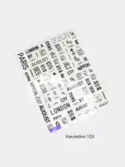 Наклейки для дизайна ногтей The Factory Nail