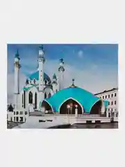 Серый меланж алмазная мозаика "Цветы" 20*30 см на  подрамнике