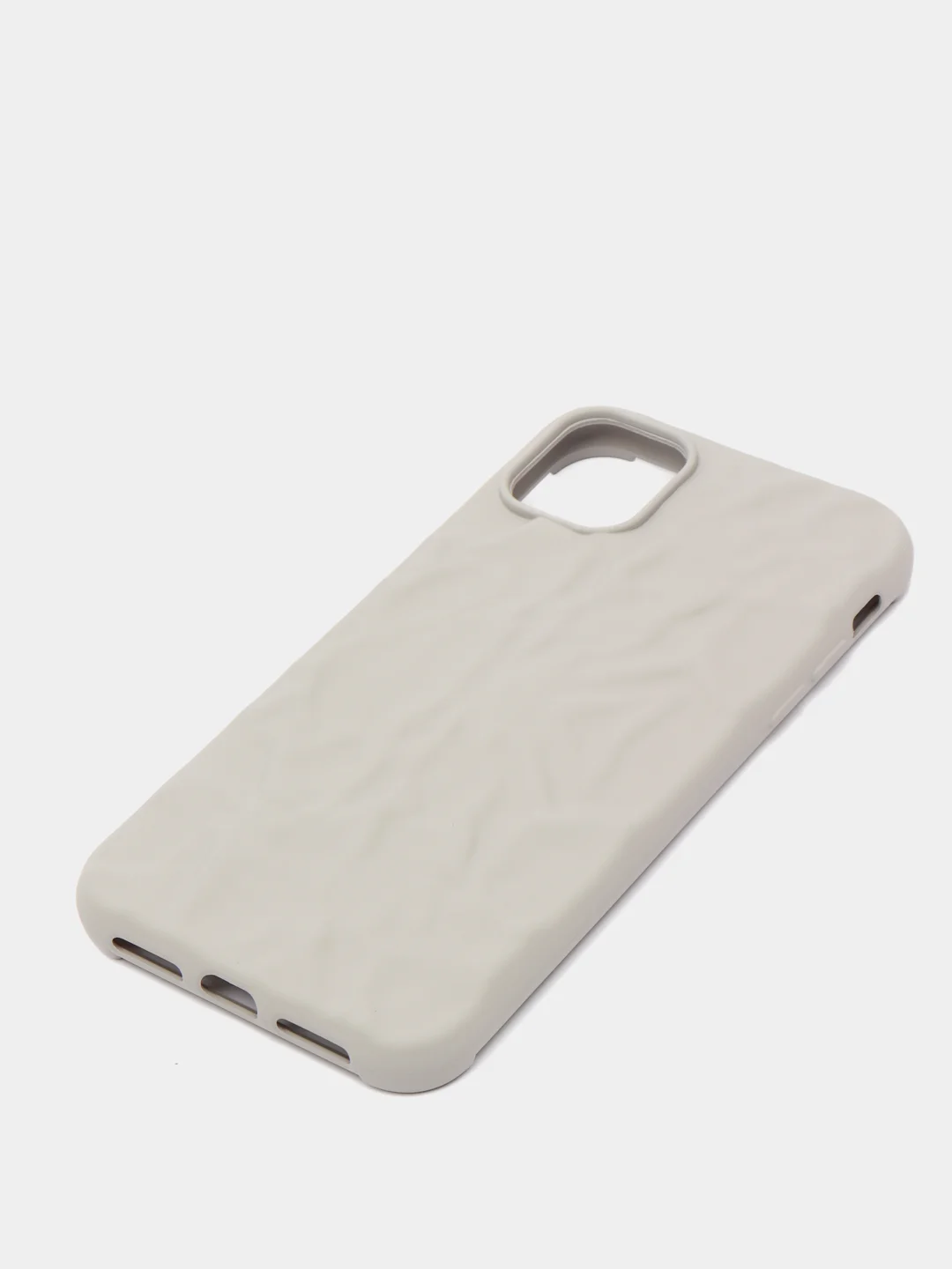 Серый чехол iPhone 11 TPU, без логотипа, закрытый низ