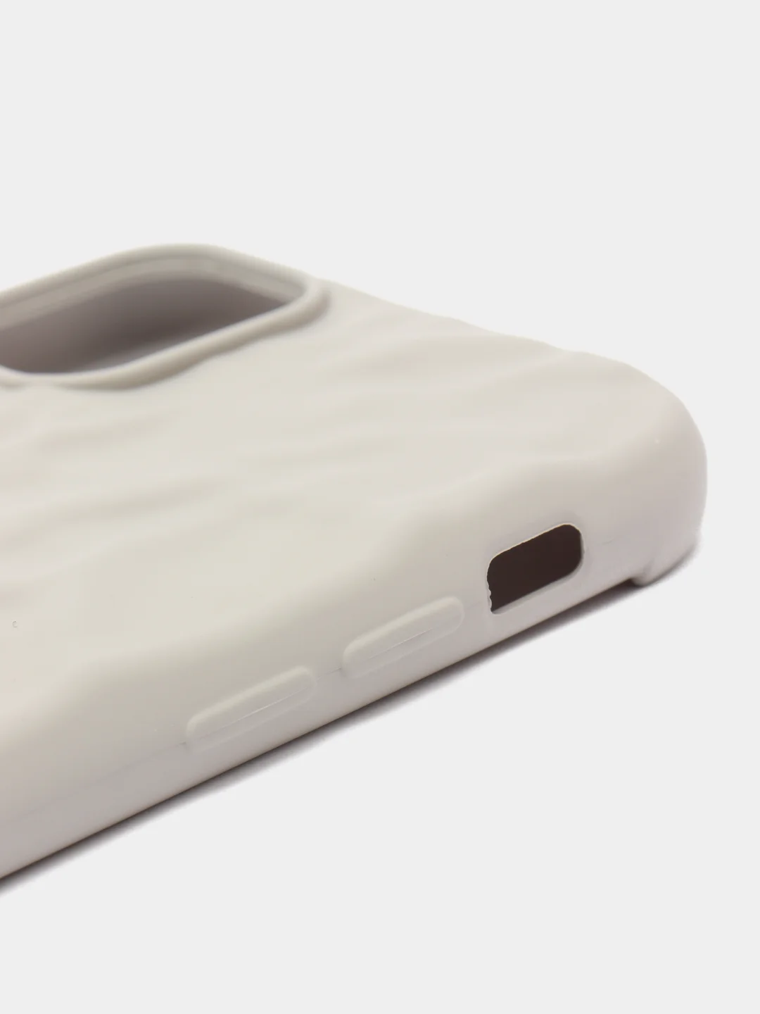 Серый чехол iPhone 11 TPU, без логотипа, закрытый низ