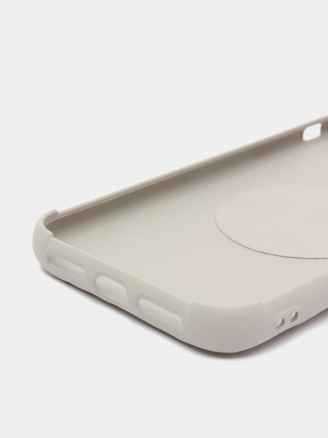 Серый чехол iPhone 11 TPU, без логотипа, закрытый низ