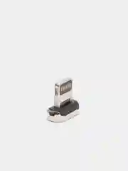 Серебряный usb кабель магнитный Quick Charge 3.0 быстрый заряд с передачей данных, 2-х метровые