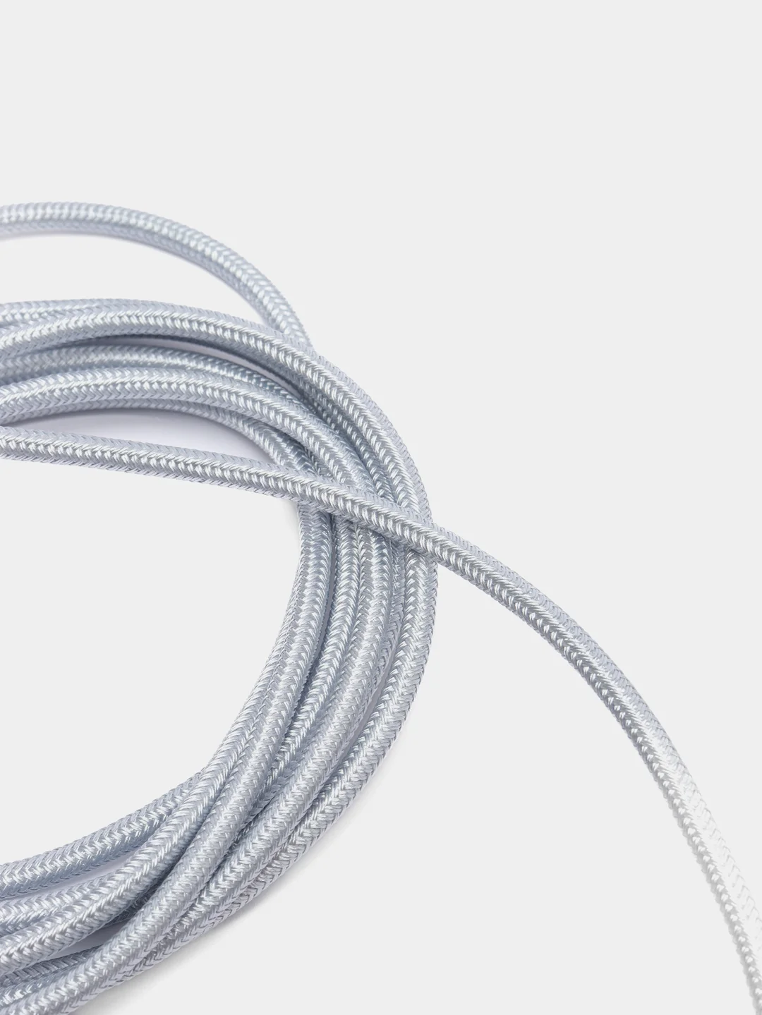 Серебряный usb кабель магнитный Quick Charge 3.0 быстрый заряд с передачей данных, 2-х метровые