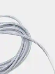 Серебряный usb кабель магнитный Quick Charge 3.0 быстрый заряд с передачей данных, 2-х метровые
