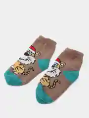 Бронзовый детские носки махровые "Тигренок"